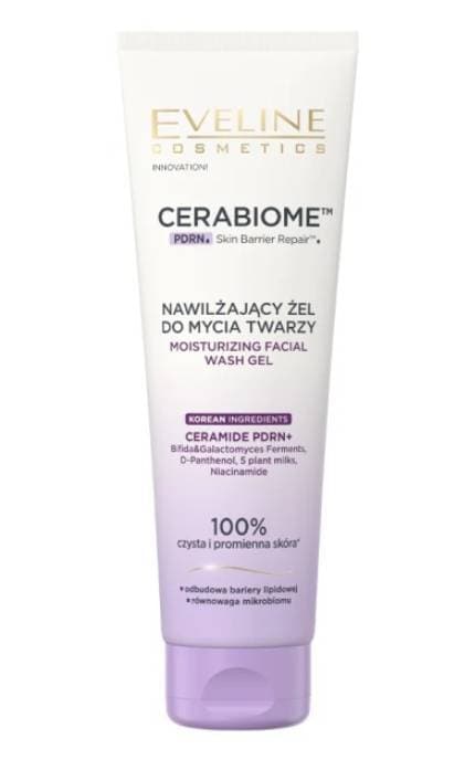 EVELINE-Гель для вмивання Eveline Cosmetics Cerabiome Зволожувальний 140 мл-5903416092421
