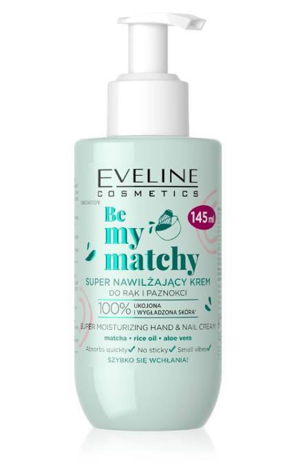 EVELINE-Крем для рук і нігтів Eveline Cosmetics Be My Matchy Супер зволожуючий 145 мл-5903416030461