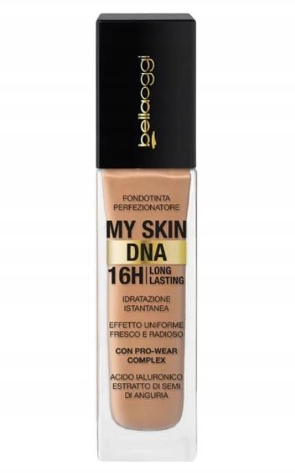 BELLAOGGI-Тональна основа для обличчя Bellaoggi My Skin DNA 16H 20C - Hezelnut 34 г-8028997015083