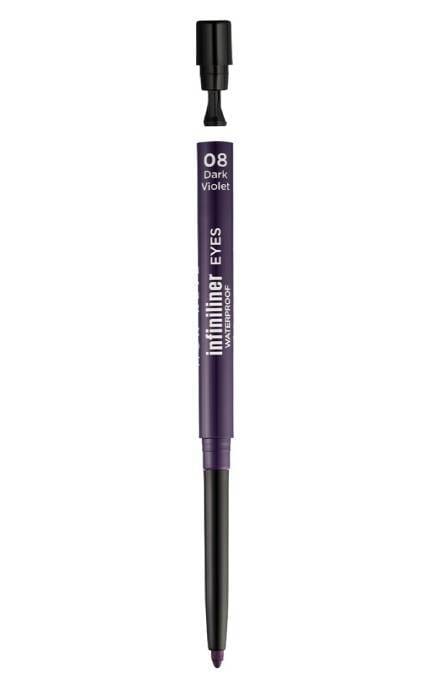 MON REVE-Олівець для очей Mon Reve Infiniliner 08 Dark Violet водостійкий 0.3 г-5201641041758