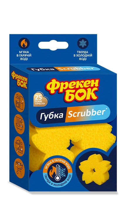 ФРЕКЕН БОК-Губка Фрекен БОК Scrubber 1 шт-4823071668520