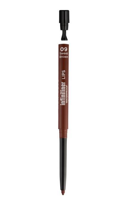 MON REVE-Олівець для губ водостійкий Mon Reve Infiniliner 09 Sweet Brown 1 шт-5201641041895