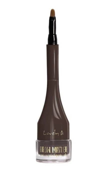 LOVELY-Помада для брів Lovely Brow Master Waterproof Pomade 02 Dark Brown 2.5 г-5901801641629
