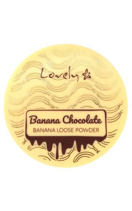 LOVELY-Пудра для обличчя Lovely Banana Chocolate Loose розсипчаста 8 г-5901801697374