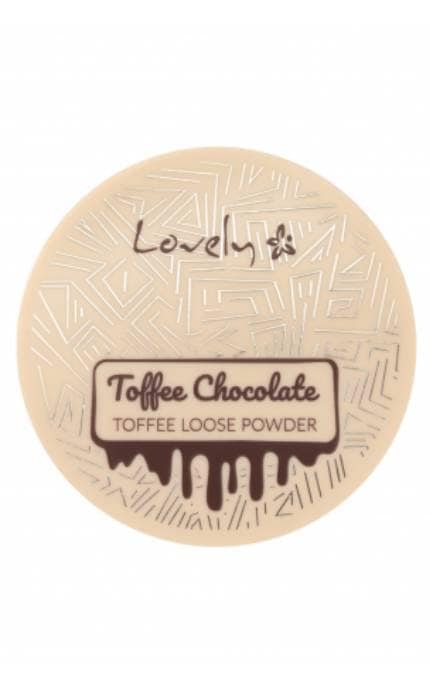 LOVELY-Пудра для лица и тела Lovely Creamy Chocolate Loose Powder Шоколадная матовая 8,5 г-5901801697398