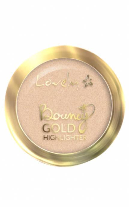 LOVELY-Хайлайтер для лица Lovely Bouncy Highlighter Gold 3,5 г-5901801681007