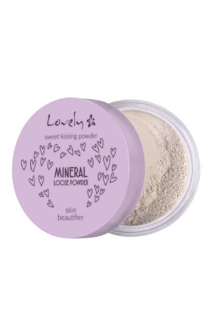 LOVELY-Пудра для обличчя Lovely Mineral Loose мінеральна з високим ступенем матування розсипчаста 5.5 г-5901801630340