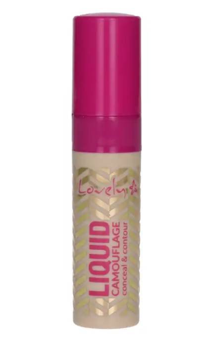 LOVELY-Консилер для лица Lovely Liquid Camouflage 08 с интенсивным покрытием 4,7 г -5905309911444