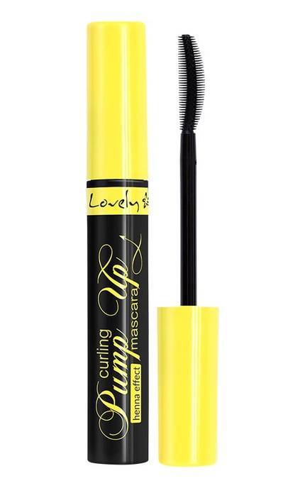 LOVELY-Тушь для ресниц Lovely Pump Up Объемно-завивающая с эффектом хны Black 8 г-5901801658979