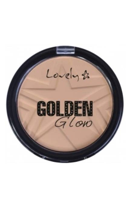 LOVELY-Пудра для лица Lovely Golden Glow с эффектом сияния 03 15 г-5907439132829