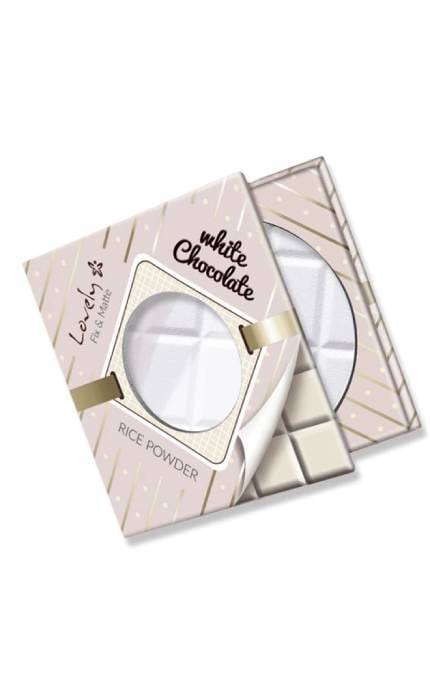 LOVELY-Пудра-хайлайтер Lovely матирующая Chocolate white Rice 9 г-5901801621140
