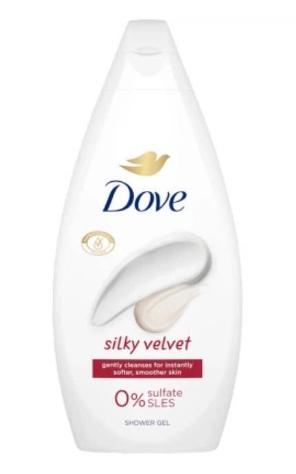 DOVE-Гель для душа Dove Шелковистый бархат 450 мл-8720181468438