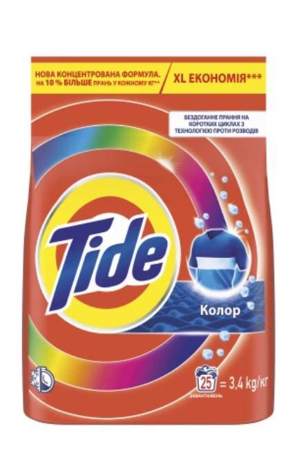 TIDE-Пральний порошок Tide Color 3.4 кг-8006530172257