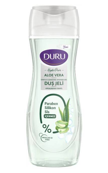 DURU-Гель для душу Duru Hydro Pure Алое Вера 450 мл-8690506524876