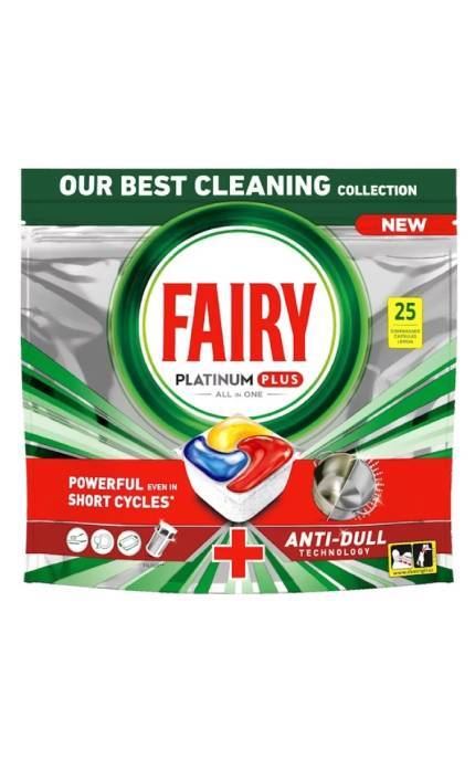 FAIRY-Капсули для посудомийних машин Fairy Platinum Plus Лимон 25 шт-8700216236386