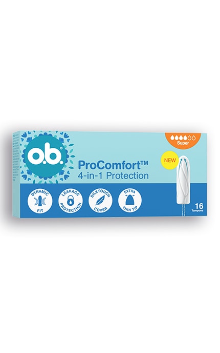 O.B.-Тампоны женские гигиенические o.b. ProComfort Super 16 шт-3574661900469