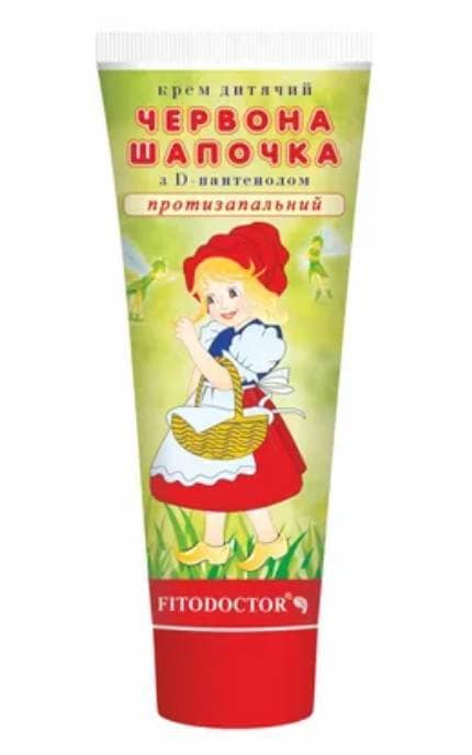 FITODOCTOR-Крем дитячий Фітодоктор Червона шапочка протизапальний з D-пантенолом 75 г-4820215050487