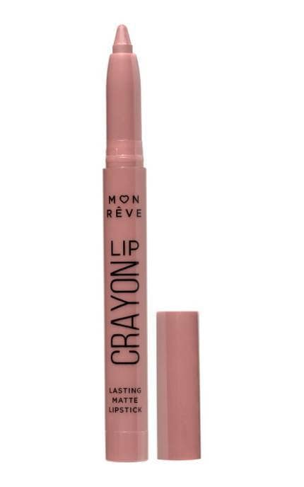 MON REVE-Помада-олівець для губ Mon Reve Lip Crayon 02 Burnt Lilac 2 г-5201641038970