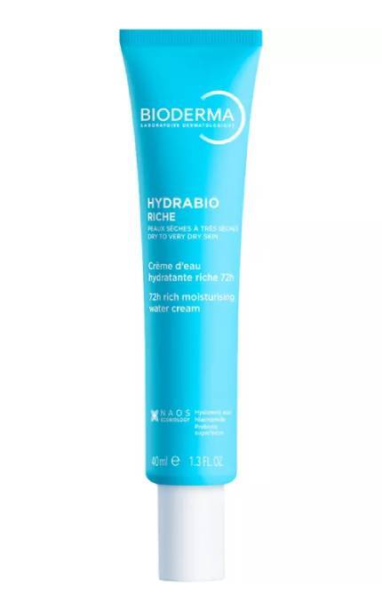 BIODERMA-Крем для сухой кожи Bioderma Hydrabio Rich Moisturising Water Cream 72H, интенсивно увлажняющий 40 мл-3701129814338