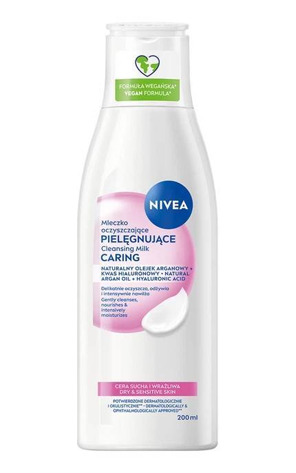 NIVEA-Молочко для лица NIVEA Нежное очищающее для сухой и чувствительной кожи 200 мл-9005800393674