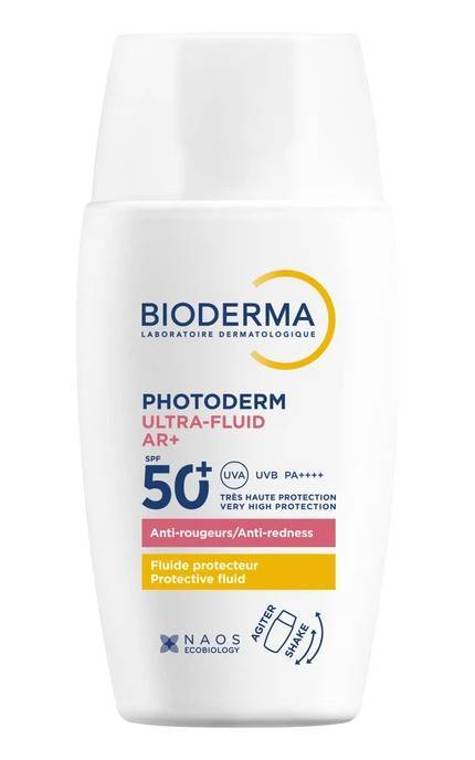 BIODERMA-Солнцезащитный ультра-флюид для лица Bioderma Photoderm AR+ SPF50+ против покраснений 40 мл-3701129817957