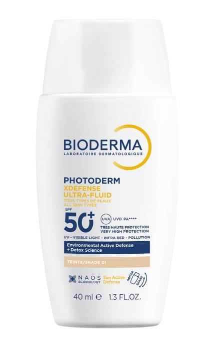 BIODERMA-Солнцезащитный ультрафлюид Bioderma Photoderm XDéfense Ultra-Fluid SPF50+ 01 40 мл-3701129813621