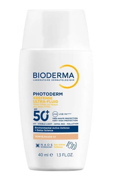 BIODERMA-Солнцезащитный флюид Bioderma XDefense Ultra SPF50+ 02 40 мл-3701129813638