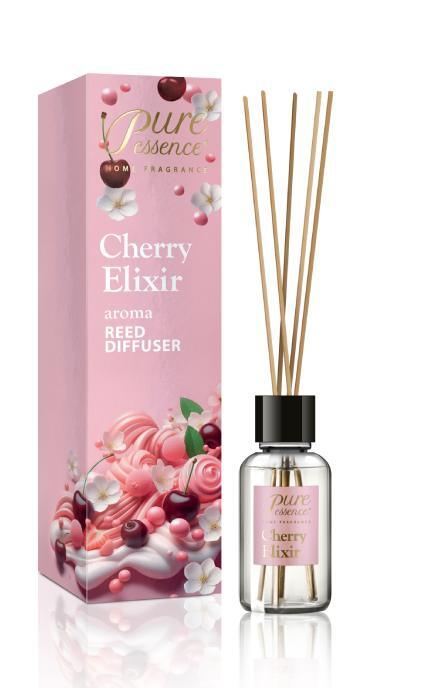 PURE ESSENCE-Дифузор ароматичний для дому Pure Essence Cherry Elixir 25 мл-5902815139157