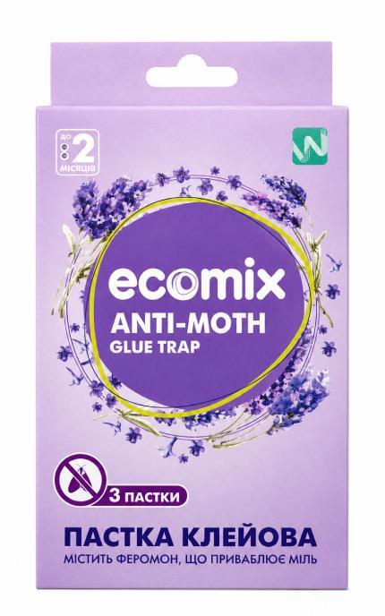 ECOMIX-Пастка клейова від молі Ecomix Лаванда 3 шт-4820214194724