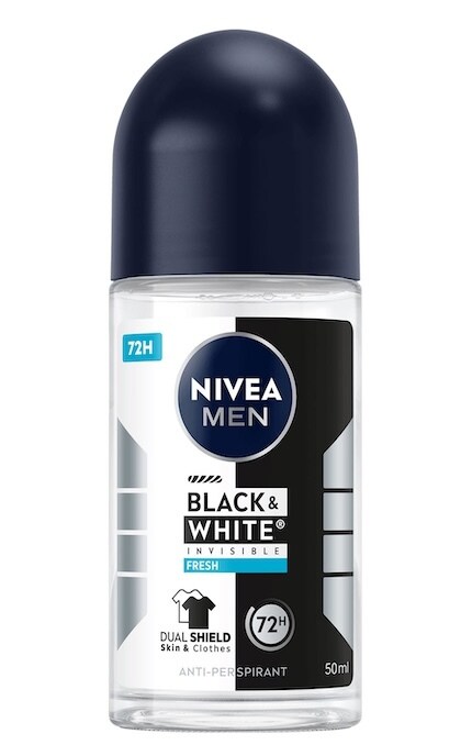 NIVEA-Антиперспирант Nivea Men Черное и белое Невидимый Fresh 50 мл-4006000258614