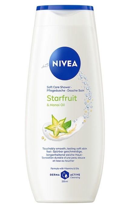 NIVEA-Гель-уход для душа Nivea Крем и карамболь с маслом монои, 250 мл-5900017104461