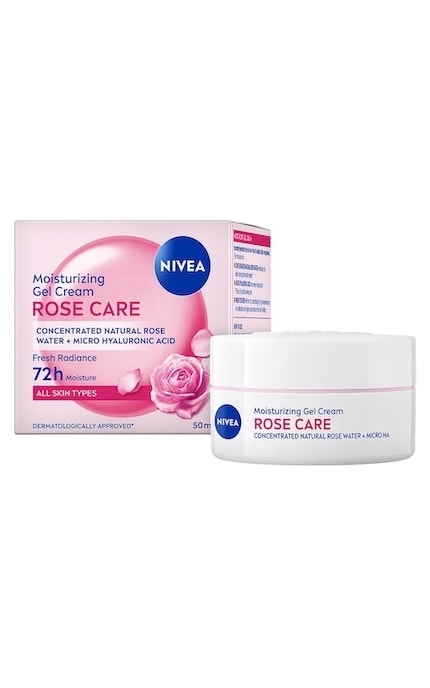 NIVEA-Гель-крем для обличчя зволожуючий Nivea Rose Touch 50 мл-9005800396811