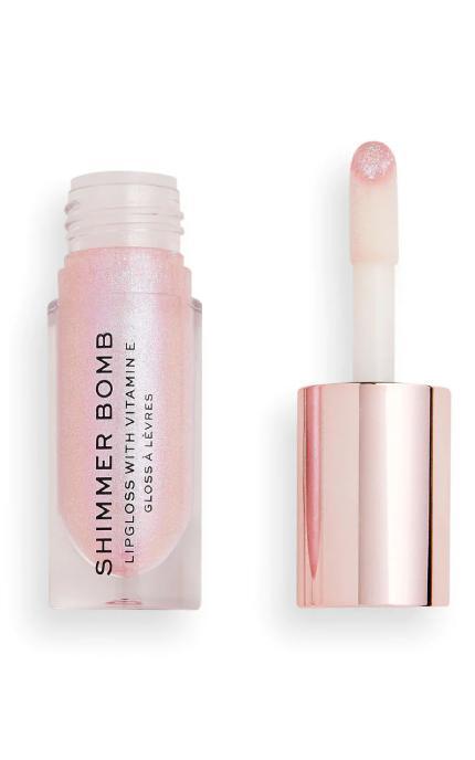 REVOLUTION-Блиск для губ Makeup Revolution Shimmer Bomb Sparkle Pink 4.5 мл-5057566434744