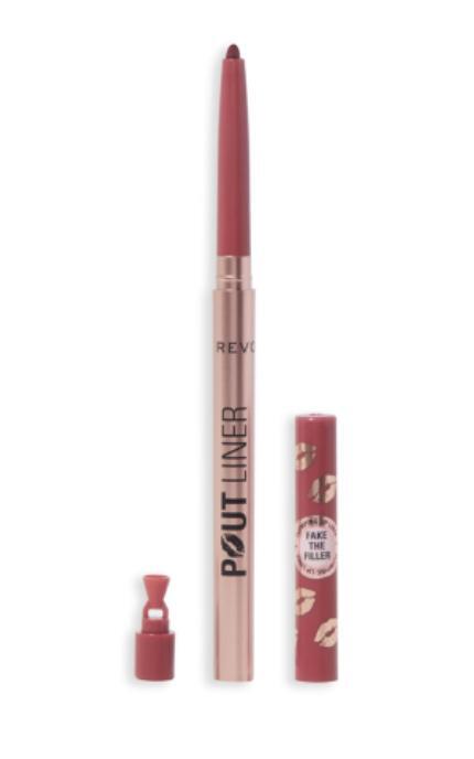 REVOLUTION-Олівець для губ Makeup Revolution Pout Bomb Plumping Burnt Cherry Red 1 шт-5057566857031