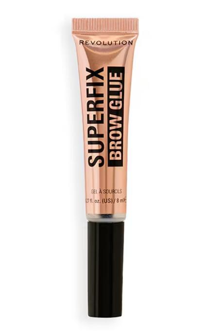 REVOLUTION-Фиксирующий гель для бровей Makeup Revolution Superfix Brow Glue прозрачный 8 мл-5057566866644