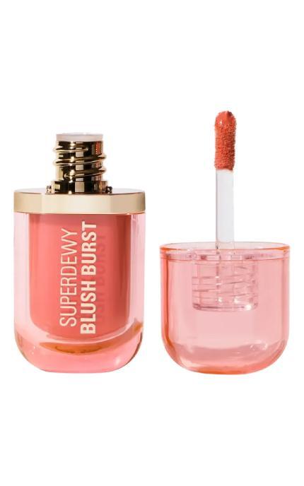 REVOLUTION-Рідкі рум'яна для обличчя Makeup Revolution Superdewy Peach Spritz 4.2 мл-5057566868273