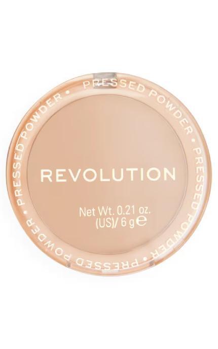 REVOLUTION-Пудра для обличчя Makeup Revolution Reloaded Pressed Powder бежева 6 г-5057566656948