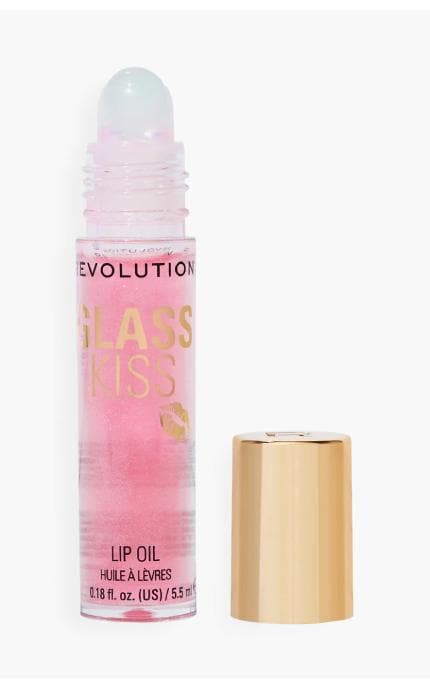 REVOLUTION-Масло для губ Revolution Beauty Glass Kiss Farytale Peach Shimmer 5.5 мл-5057566931120