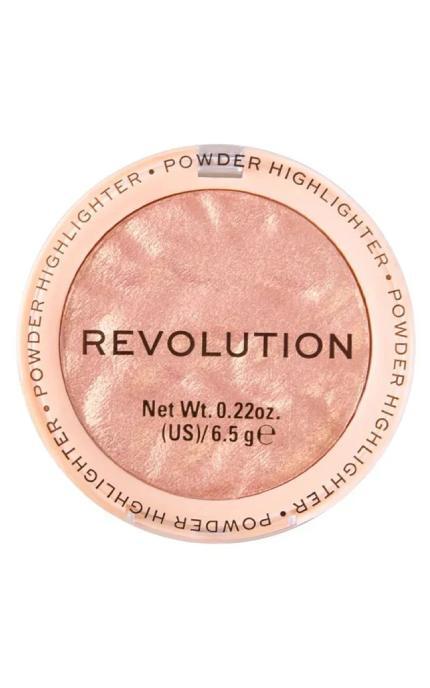 REVOLUTION-Хайлайтер для лица Makeup Revolution Powder Highlighter Make An Impact 6,5 г-5057566085922