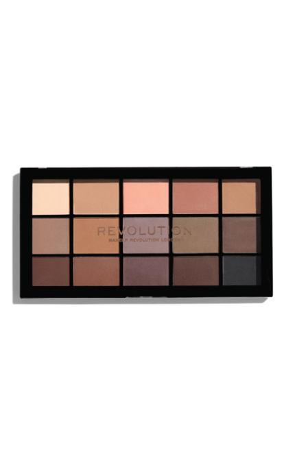 REVOLUTION-Палетка тіней для повік Revolution Reloaded Basic Mattes 15 відтінків-5057566092715