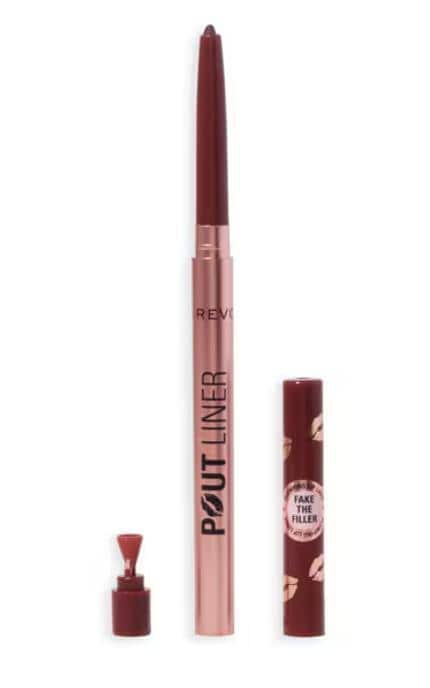 REVOLUTION-Карандаш для губ Makeup Revolution Pout Bomb Plumping Cookie Warm Brown 1 шт-5057566856973