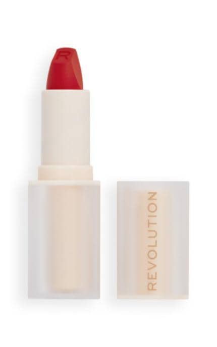 REVOLUTION-Помада для губ Makeup Revolution Lip Allure Soft Satin Vibe Red 3.2 г-5057566659383