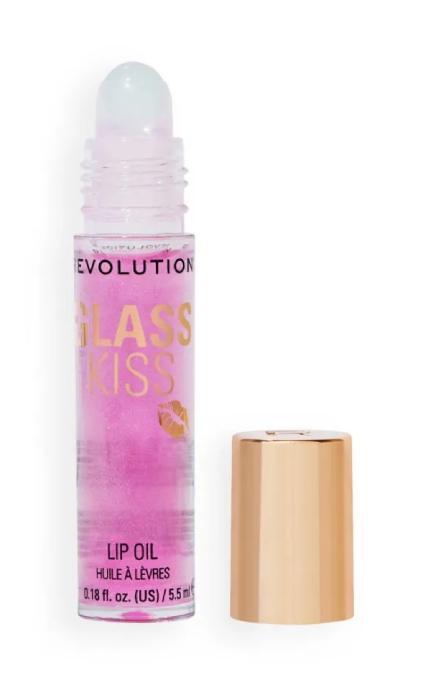 REVOLUTION-Масло для губ Revolution Beauty Glass Kiss Enchanted Purple 5,5 мл-5057566931106