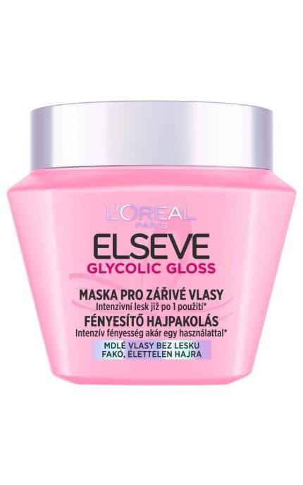 ELSEVE-Маска L'Oreal Paris Elseve Glycolic Gloss для надання блиску для тьмяного волосся 300 мл-3600524246846