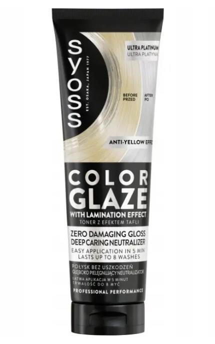 SYOSS COLOR GLAZE-Тонуючий бальзам SYOSS Color Glaze Холодний Платиновий 100 мл-9000101759075