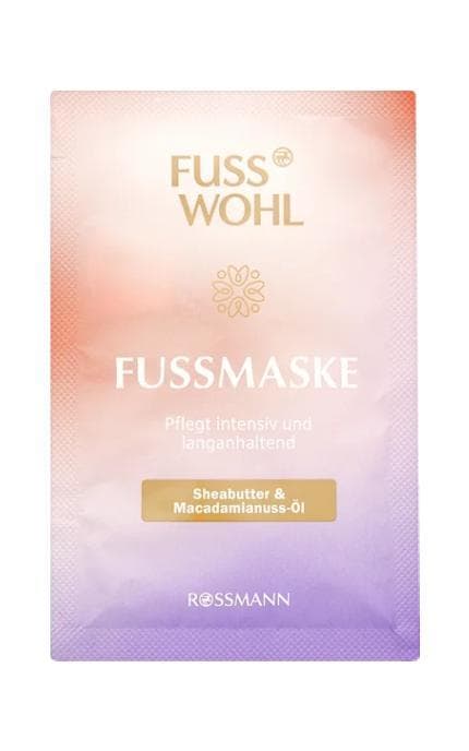 FUSSWOHL-Маска для ніг Fusswohl Foot Care Mask: Shea Butter&Macadamia Oil 15 мл-4068134020482