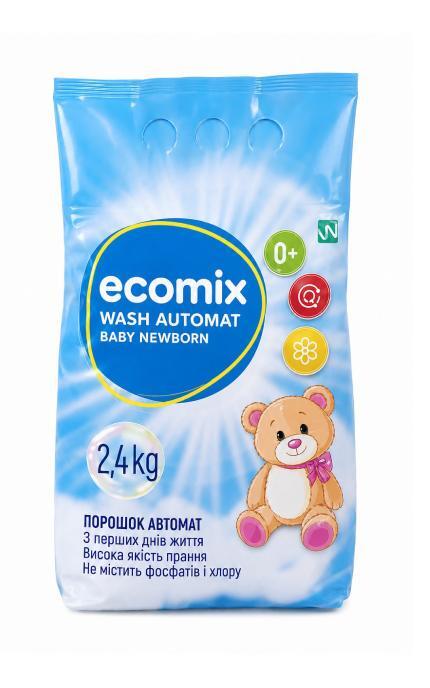 ECOMIX-Порошок пральний Ecomix Automat Для новонароджених 2,4 кг-4820203060245