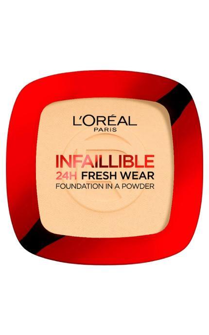 L'OREAL PARIS-Компактна крем-пудра для обличчя L'Oreal Paris Infaillible 40 - Warm 9 г-3600523951390