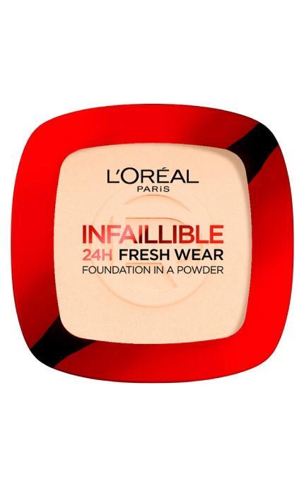 L'OREAL PARIS-Компактная крем-пудра для лица L'Oreal Paris Infaillible 20 9 г-3600523951291