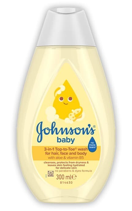 JOHNSON'S-Пенка-шампунь для купания Johnson's Baby От макушки до пяток 300 мл-3574669909976
